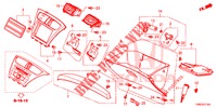 INSTRUMENT, ZIERSTUECK (COTE DE PASSAGER) (LH) für Honda CIVIC TOURER 1.8 EXECUTIVE 5 Türen 6 gang-Schaltgetriebe 2016