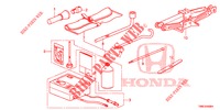 WERKZEUGE/WAGENHEBER  für Honda CIVIC TOURER 1.8 EXECUTIVE 5 Türen 6 gang-Schaltgetriebe 2016