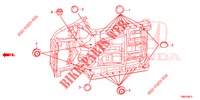 GUMMITUELLE (INFERIEUR) für Honda CIVIC TOURER 1.8 EXECUTIVE 5 Türen 5 gang automatikgetriebe 2016