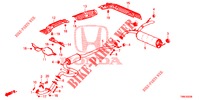AUSPUFFROHR/SCHALLDAEMPFER (PGM FI)  für Honda CIVIC TOURER 1.8 LIFESTYLE 5 Türen 6 gang-Schaltgetriebe 2016