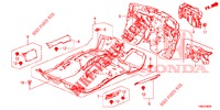BODENMATTE/ISOLATOR  für Honda CIVIC TOURER 1.8 LIFESTYLE 5 Türen 6 gang-Schaltgetriebe 2016