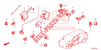 EINPARKSENSOR  für Honda CIVIC TOURER 1.8 LIFESTYLE 5 Türen 6 gang-Schaltgetriebe 2016