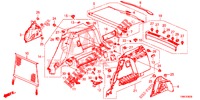 KOFFERRAUM SEITENVERKL.  für Honda CIVIC TOURER 1.8 LIFESTYLE 5 Türen 6 gang-Schaltgetriebe 2016