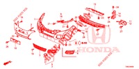 VORDERE STOSSFAENGER  für Honda CIVIC TOURER 1.8 LIFESTYLE 5 Türen 6 gang-Schaltgetriebe 2016