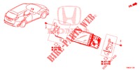 EINBAUSATZ F. RNS2  für Honda CIVIC TOURER 1.8 LIFESTYLE 5 Türen 5 gang automatikgetriebe 2016