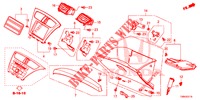 INSTRUMENT, ZIERSTUECK (COTE DE PASSAGER) (LH) für Honda CIVIC TOURER DIESEL 1.6 ELEGANCE 5 Türen 6 gang-Schaltgetriebe 2017