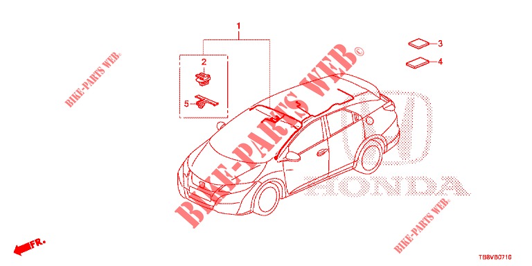 KABELBAUM (6) (LH) für Honda CIVIC TOURER DIESEL 1.6 ELEGANCE 5 Türen 6 gang-Schaltgetriebe 2017