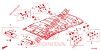 DACHVERKLEIDUNG  für Honda CIVIC TOURER DIESEL 1.6 ELEGANCE L 5 Türen 6 gang-Schaltgetriebe 2017