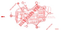 GUMMITUELLE (INFERIEUR) für Honda CIVIC TOURER DIESEL 1.6 ELEGANCE L 5 Türen 6 gang-Schaltgetriebe 2017