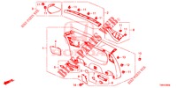 HECKKLAPPENVERKLEIDUNG/ TAFELVERKLEIDUNG, HINTEN(2D)  für Honda CIVIC TOURER DIESEL 1.6 ELEGANCE L 5 Türen 6 gang-Schaltgetriebe 2017