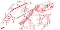 ZIERLEISTE/SCHUTZ  für Honda CIVIC TOURER DIESEL 1.6 ELEGANCE L 5 Türen 6 gang-Schaltgetriebe 2017