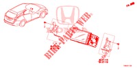 EINBAUSATZ F. RNS2  für Honda CIVIC TOURER DIESEL 1.6 SPORT NAVI 5 Türen 6 gang-Schaltgetriebe 2017