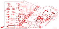 KABELBAUM (3) (LH) für Honda CIVIC TOURER DIESEL 1.6 SPORT NAVI 5 Türen 6 gang-Schaltgetriebe 2017
