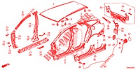 AUSSENBLECHE/TAFEL, HINTEN  für Honda CIVIC TOURER DIESEL 1.6 EXECUTIVE 5 Türen 6 gang-Schaltgetriebe 2017