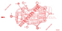 GUMMITUELLE (INFERIEUR) für Honda CIVIC TOURER DIESEL 1.6 EXECUTIVE 5 Türen 6 gang-Schaltgetriebe 2017