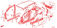 AUSSENBLECHE/TAFEL, HINTEN  für Honda CIVIC TOURER DIESEL 1.6 LIFSTYLE 5 Türen 6 gang-Schaltgetriebe 2017