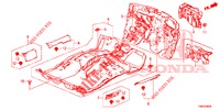 BODENMATTE/ISOLATOR  für Honda CIVIC TOURER DIESEL 1.6 LIFSTYLE 5 Türen 6 gang-Schaltgetriebe 2017