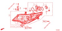 SCHEINWERFER  für Honda CIVIC TOURER DIESEL 1.6 LIFSTYLE 5 Türen 6 gang-Schaltgetriebe 2017