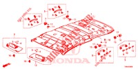 DACHVERKLEIDUNG  für Honda CIVIC TOURER DIESEL 1.6 S 5 Türen 6 gang-Schaltgetriebe 2017