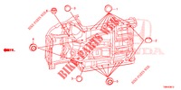 GUMMITUELLE (INFERIEUR) für Honda CIVIC TOURER DIESEL 1.6 S 5 Türen 6 gang-Schaltgetriebe 2017