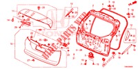 HECKKLAPPENPLATTE(2D)  für Honda CIVIC TOURER DIESEL 1.6 S 5 Türen 6 gang-Schaltgetriebe 2017