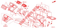 INSTRUMENT, ZIERSTUECK (COTE DE PASSAGER) (LH) für Honda CIVIC TOURER DIESEL 1.6 S 5 Türen 6 gang-Schaltgetriebe 2017