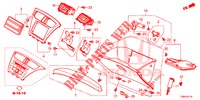 INSTRUMENT, ZIERSTUECK (COTE DE PASSAGER) (LH) für Honda CIVIC TOURER 1.8 COMFORT 5 Türen 6 gang-Schaltgetriebe 2017