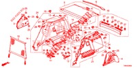 KOFFERRAUM SEITENVERKL.  für Honda CIVIC TOURER 1.8 COMFORT 5 Türen 6 gang-Schaltgetriebe 2017