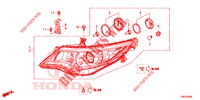 SCHEINWERFER  für Honda CIVIC TOURER 1.8 COMFORT 5 Türen 6 gang-Schaltgetriebe 2017
