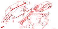 ZIERLEISTE/SCHUTZ  für Honda CIVIC TOURER 1.8 COMFORT 5 Türen 6 gang-Schaltgetriebe 2017