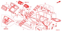 INSTRUMENT, ZIERSTUECK (COTE DE PASSAGER) (LH) für Honda CIVIC TOURER 1.8 COMFORT 5 Türen 5 gang automatikgetriebe 2017