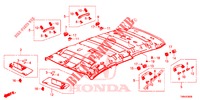 DACHVERKLEIDUNG  für Honda CIVIC TOURER 1.8 EXECUTIVE NAVI 5 Türen 6 gang-Schaltgetriebe 2017