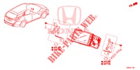 EINBAUSATZ F. RNS2  für Honda CIVIC TOURER 1.8 EXECUTIVE NAVI 5 Türen 6 gang-Schaltgetriebe 2017
