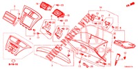 INSTRUMENT, ZIERSTUECK (COTE DE PASSAGER) (LH) für Honda CIVIC TOURER 1.8 EXECUTIVE NAVI 5 Türen 6 gang-Schaltgetriebe 2017