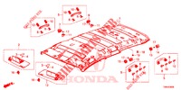 DACHVERKLEIDUNG  für Honda CIVIC TOURER 1.8 ELEGANCE L 5 Türen 6 gang-Schaltgetriebe 2017