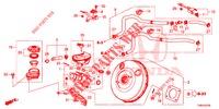 HAUPTBREMSZYLINDER/MASTER POWER (LH) (1.8L) für Honda CIVIC TOURER 1.8 ELEGANCE L 5 Türen 6 gang-Schaltgetriebe 2017