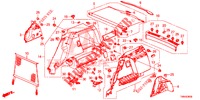 KOFFERRAUM SEITENVERKL.  für Honda CIVIC TOURER 1.8 ELEGANCE L 5 Türen 6 gang-Schaltgetriebe 2017