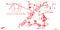 GELENK, VORNE  für Honda CIVIC TOURER 1.8 ELEGANCE L 5 Türen 5 gang automatikgetriebe 2017