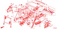 KOFFERRAUM SEITENVERKL.  für Honda CIVIC TOURER 1.8 ELEGANCE S 5 Türen 6 gang-Schaltgetriebe 2017