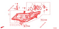 SCHEINWERFER  für Honda CIVIC TOURER 1.8 ELEGANCE S 5 Türen 6 gang-Schaltgetriebe 2017