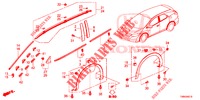 ZIERLEISTE/SCHUTZ  für Honda CIVIC TOURER 1.8 ELEGANCE S 5 Türen 6 gang-Schaltgetriebe 2017