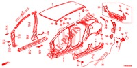 AUSSENBLECHE/TAFEL, HINTEN  für Honda CIVIC TOURER 1.8 ELEGANCE S 5 Türen 5 gang automatikgetriebe 2017