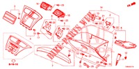 INSTRUMENT, ZIERSTUECK (COTE DE PASSAGER) (LH) für Honda CIVIC TOURER 1.8 ELEGANCE S 5 Türen 5 gang automatikgetriebe 2017