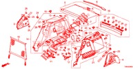 KOFFERRAUM SEITENVERKL.  für Honda CIVIC TOURER 1.8 ELEGANCE S 5 Türen 5 gang automatikgetriebe 2017