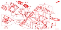 INSTRUMENT, ZIERSTUECK (COTE DE PASSAGER) (LH) für Honda CIVIC TOURER 1.8 EXECUTIVE 5 Türen 6 gang-Schaltgetriebe 2017