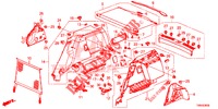 KOFFERRAUM SEITENVERKL.  für Honda CIVIC TOURER 1.8 EXECUTIVE 5 Türen 6 gang-Schaltgetriebe 2017