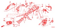 TUERSCHLOESSER, VORNE/AEUSSERER GRIFF  für Honda CIVIC TOURER 1.8 EXECUTIVE 5 Türen 6 gang-Schaltgetriebe 2017