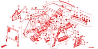 KOFFERRAUM SEITENVERKL.  für Honda CIVIC TOURER 1.8 EXECUTIVE 5 Türen 5 gang automatikgetriebe 2017