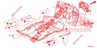 BODENMATTE/ISOLATOR  für Honda CIVIC TOURER 1.8 LIFESTYLE 5 Türen 6 gang-Schaltgetriebe 2017