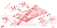 DACHVERKLEIDUNG  für Honda CIVIC TOURER 1.8 LIFESTYLE 5 Türen 6 gang-Schaltgetriebe 2017